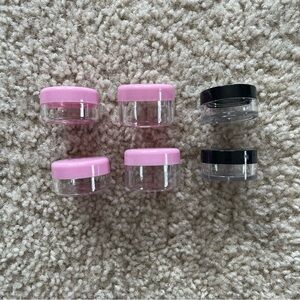 Set of 6 Cosmetic Jars